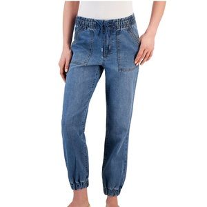 Tinseltown denim medium wash jogger jeans size medium